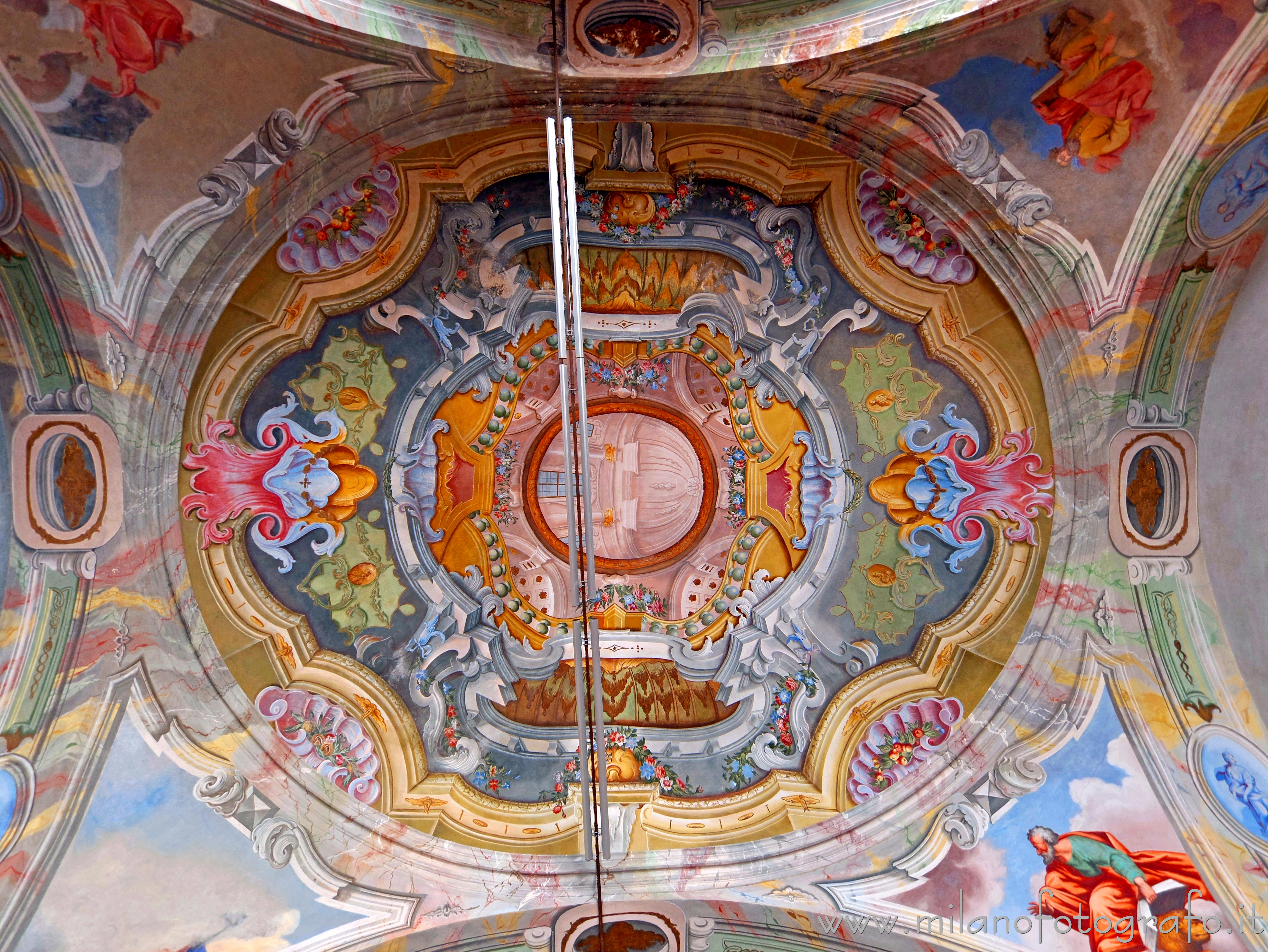 Graglia (Biella, Italy) - Ceiling of the chapel of the Exercises of the Sanctuary of the Virgin of Loreto